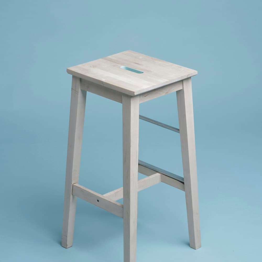 Oak bar stool, natural