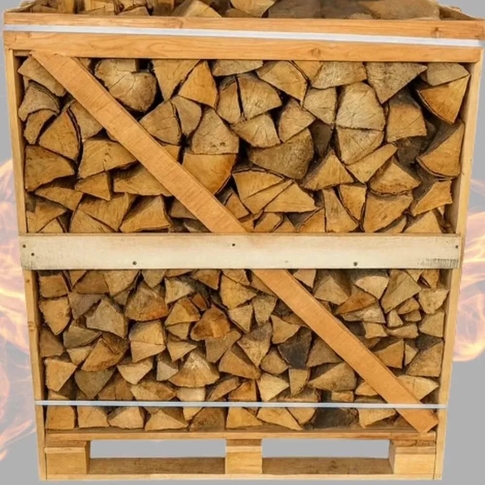 Combo deal: pallet of firewood and 9 bags of kindling