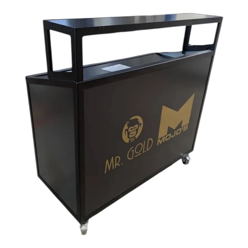 Horeca Terrace Station – with drawer – with top unit – with full-colour logo
