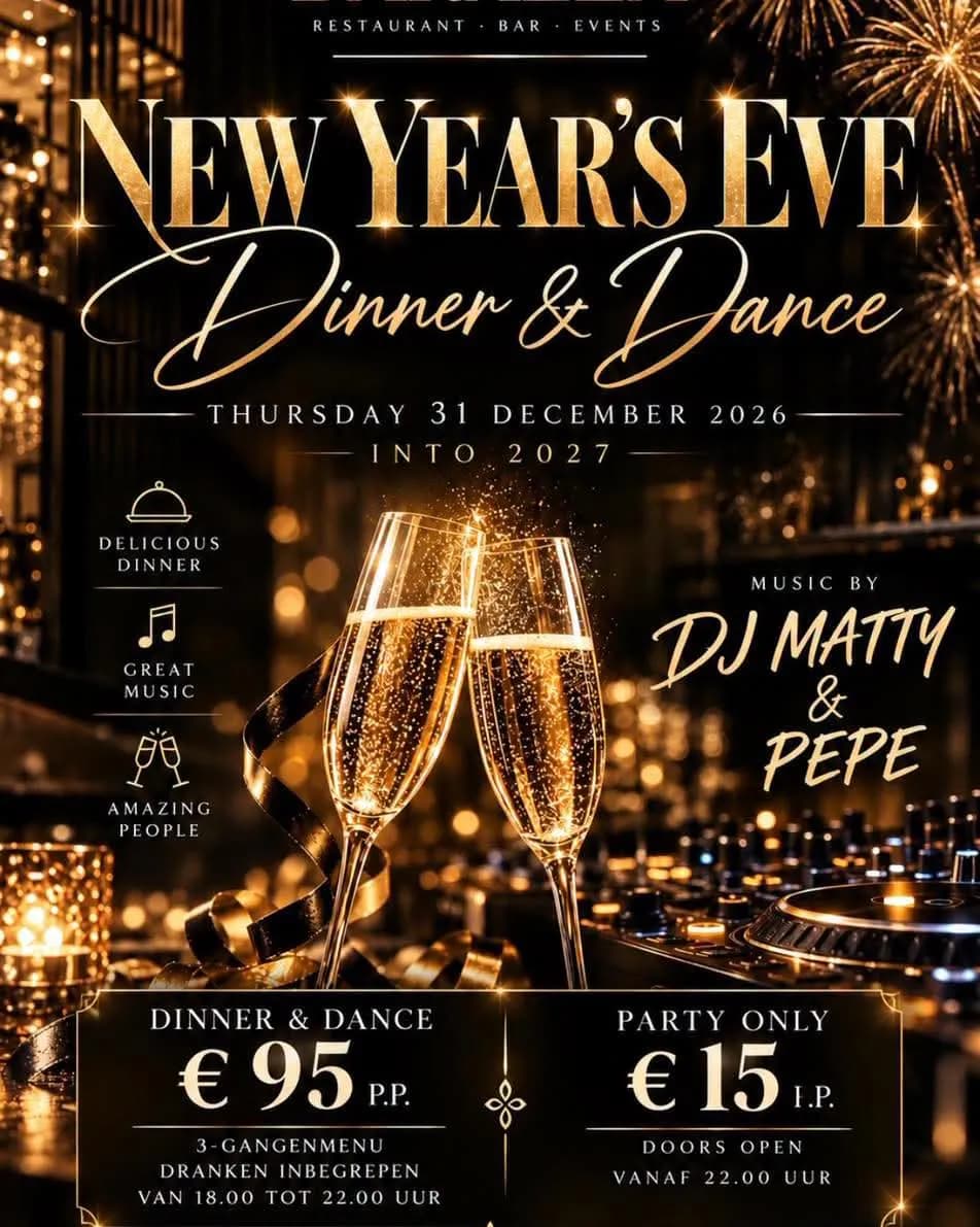 NEW YEAR’S EVE 2026 – DINNER & DANCE