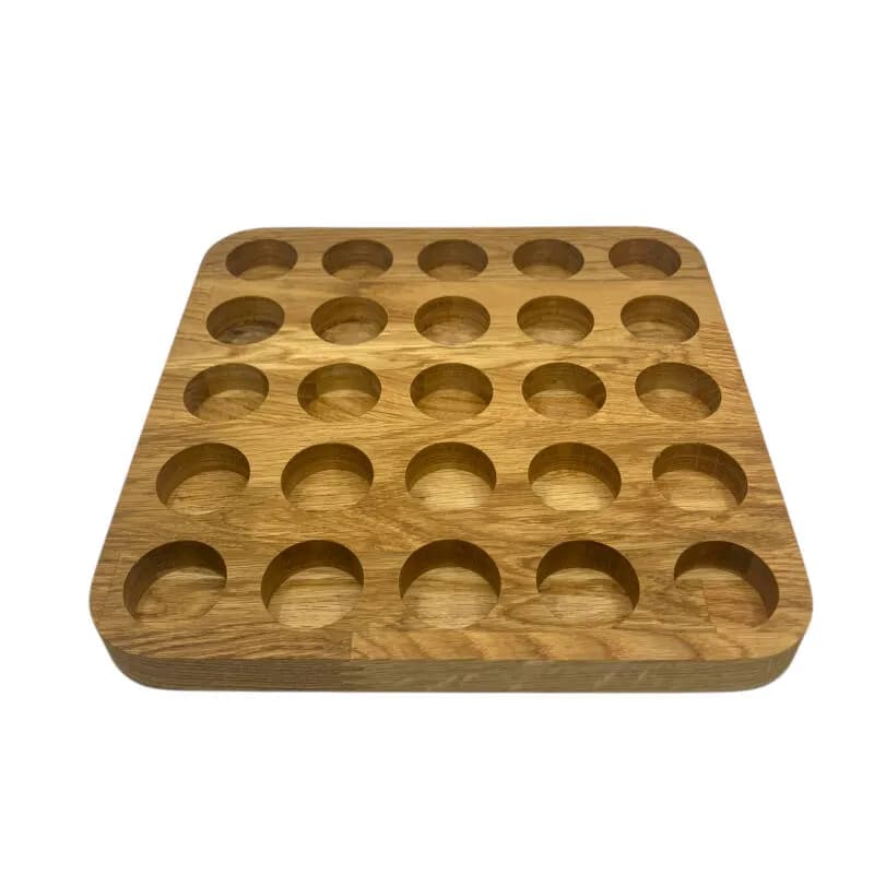 Snack tray Large square – black