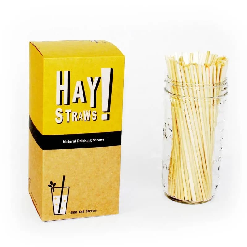 Pailles Longdrink Haystraws en blé (500 pcs)