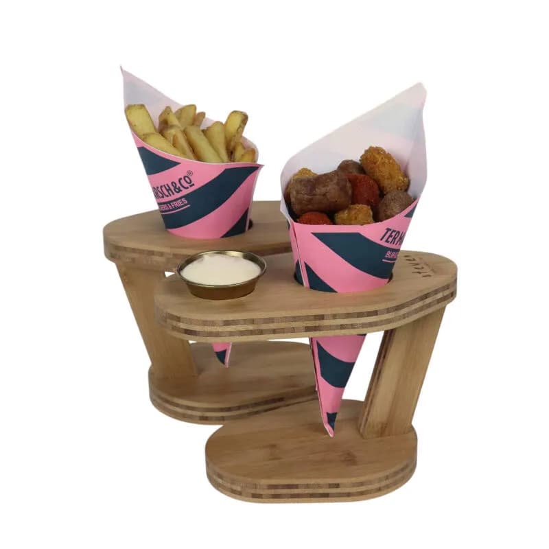 Wooden snack tray – without logo