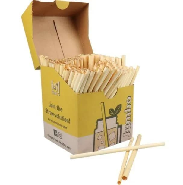 Pailles Jumbo Haystraws en roseau (1500 pcs)