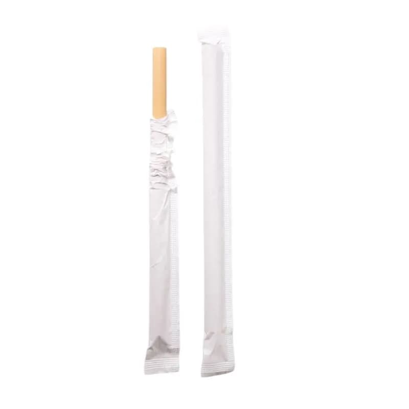 Reedest rietje, apart in papier verpakt – 20 cm – Giantcase, 10.000 rietjes