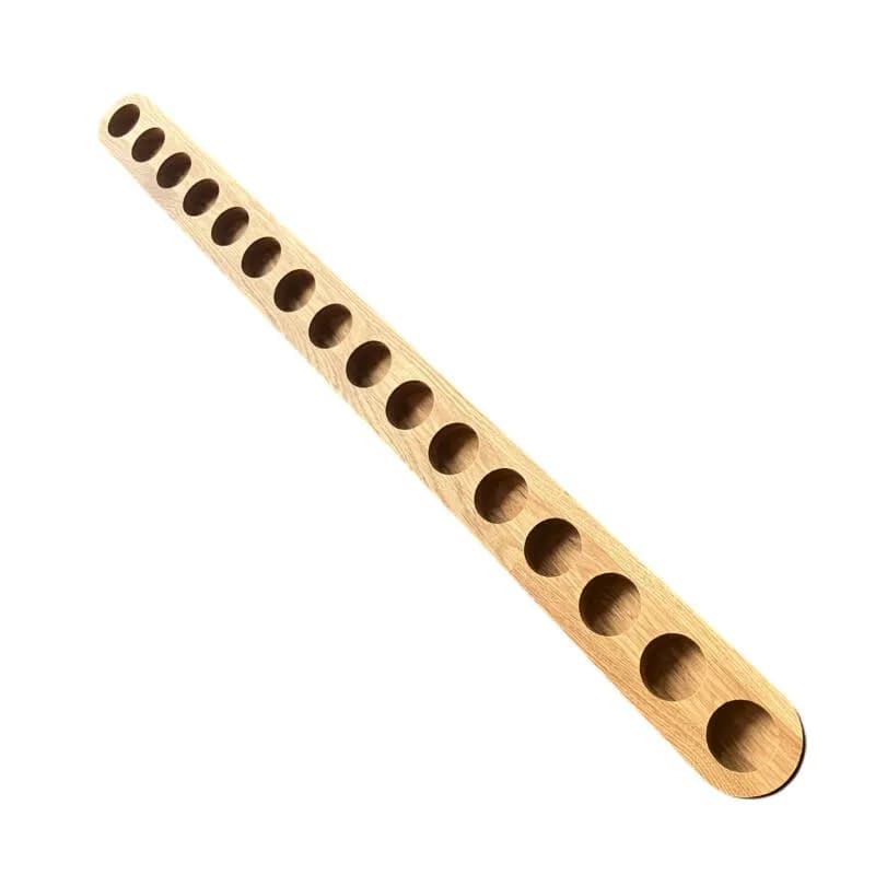 Snack tray XL single row, 1 metre – natural
