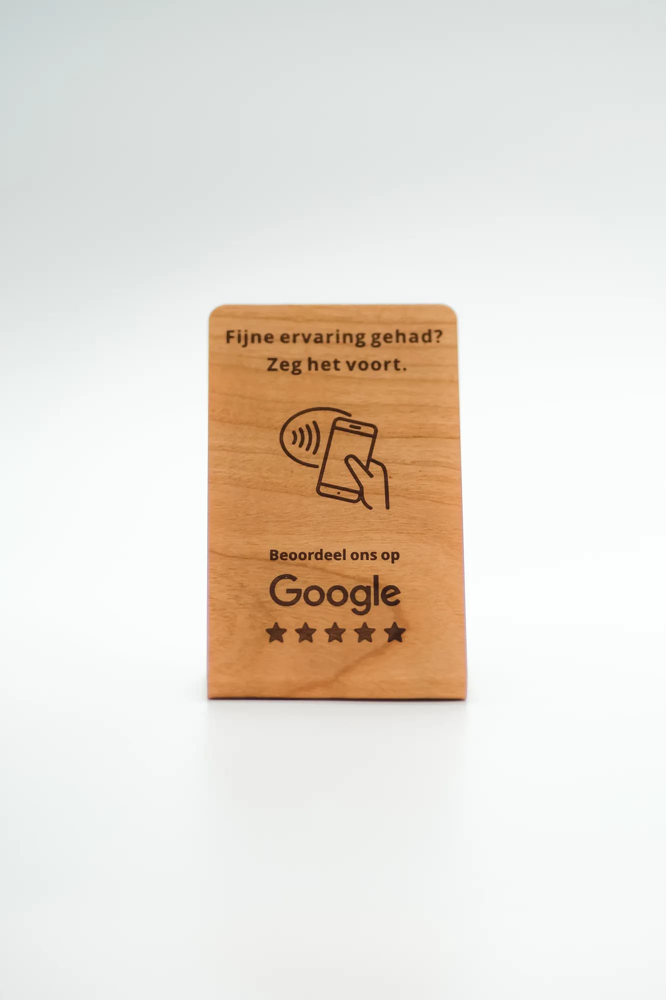 Happy Card bois de cerisier – Fijne ervaring? Zeg het voort – lot de 3 (2 + 1 gratuite)