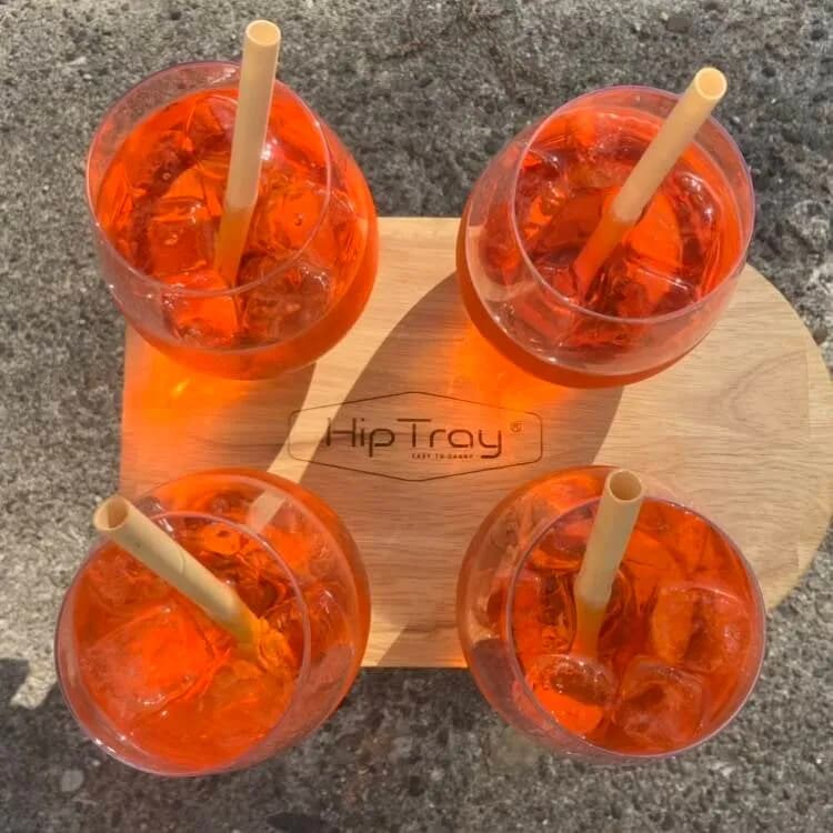 Votre logo sur le plateau apéro en bois