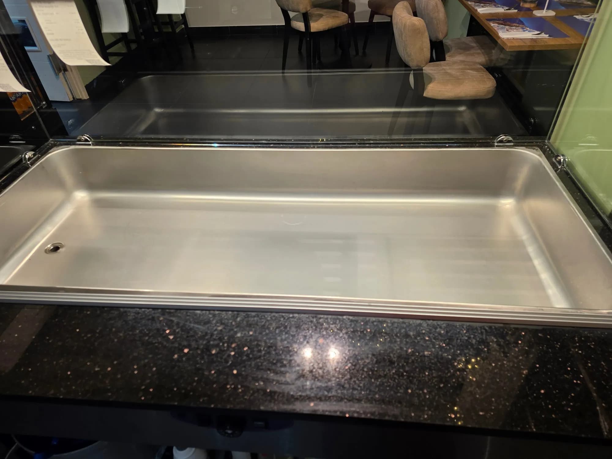 Combisteel warmhoudvitrine 7077.0120, 4x GN 1/1, zo goed als ongebruikt — 2