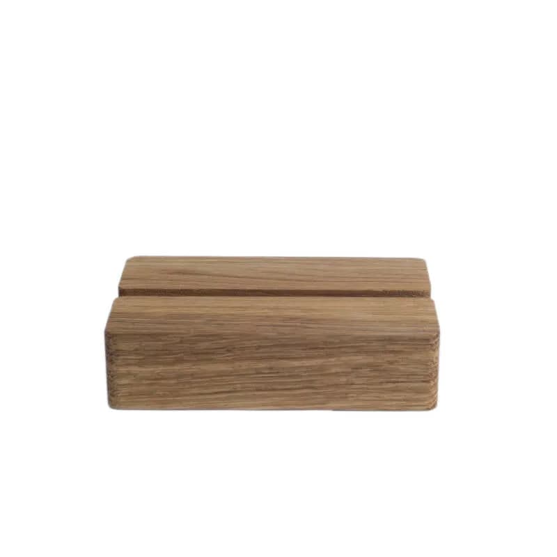 Oak base for menu holder