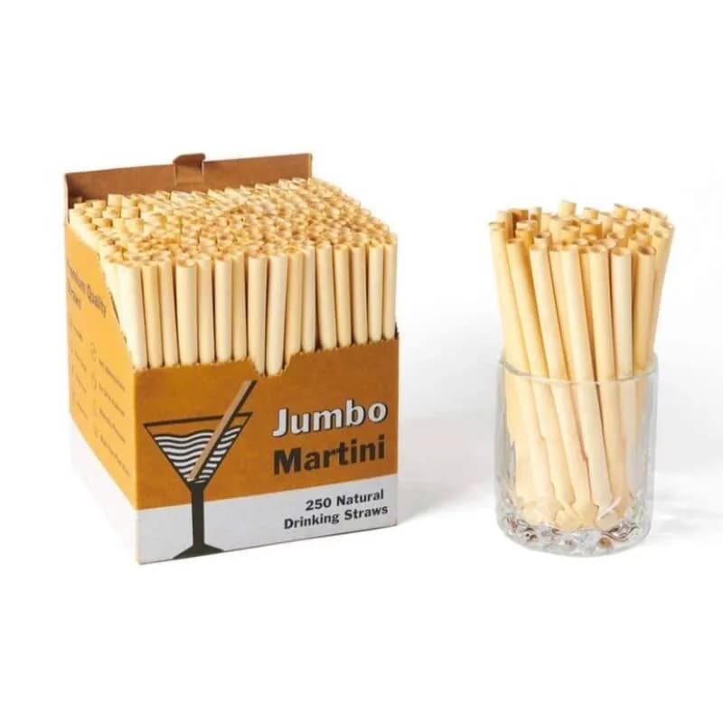 Pailles Haystraws Cocktail Martini en roseau (250 pcs)