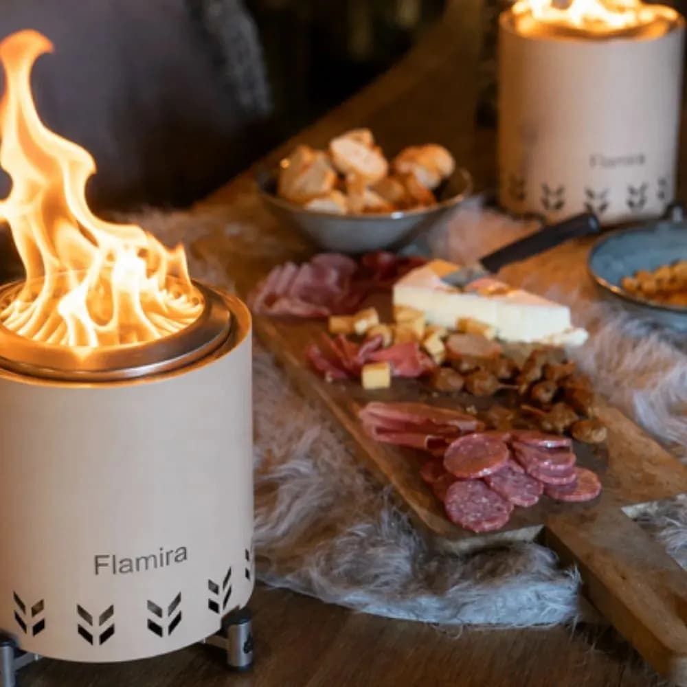 Flamira - foyer d'extérieur de table - beige