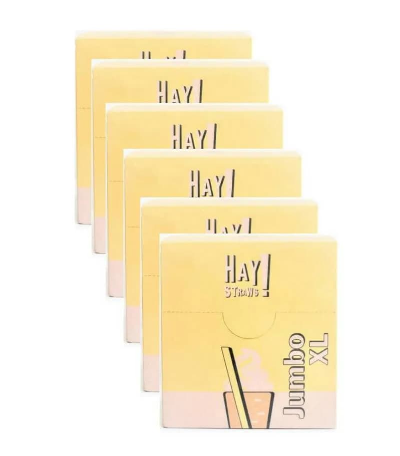 Pailles Jumbo Haystraws XL en roseau (1500 pcs)