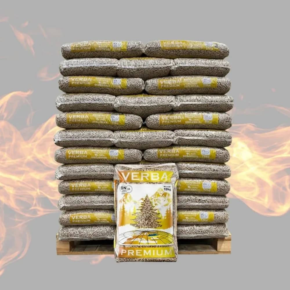 Pellets de bois Verba Premium - palette de 70 sacs de 15 kg