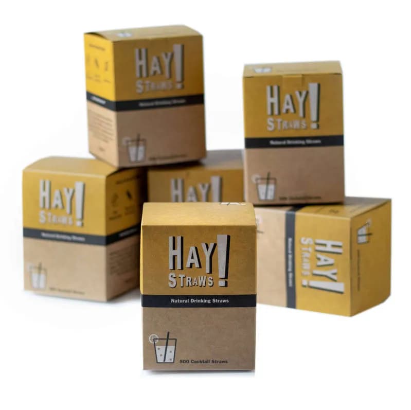 Pailles Cocktail Haystraws en blé (3000 pcs)