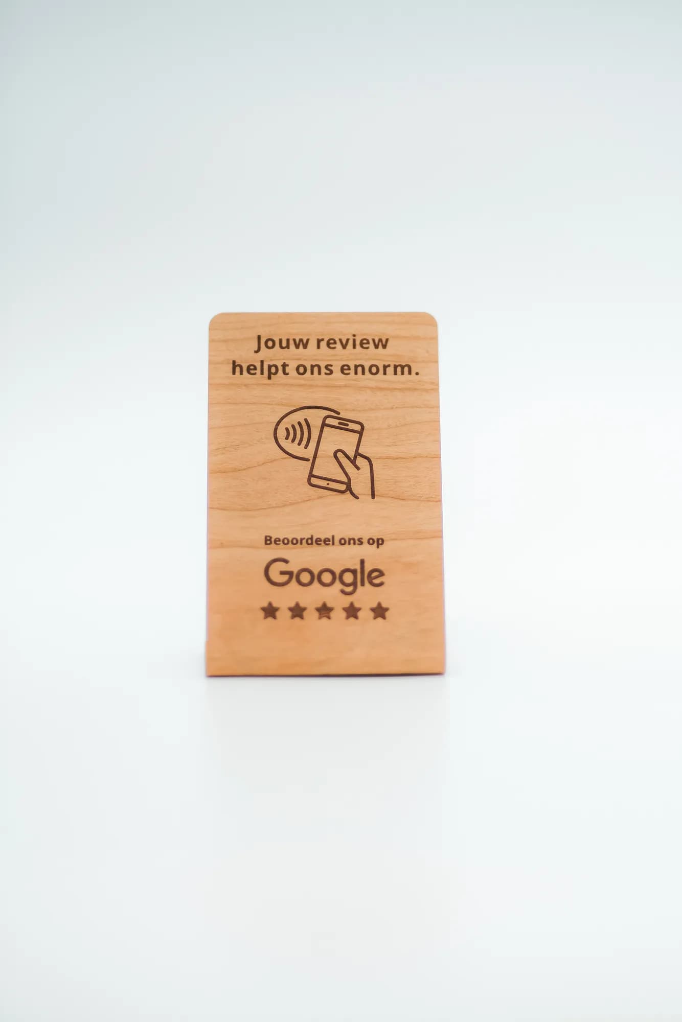 Happy Card cherry wood – Jouw review helpt ons enorm